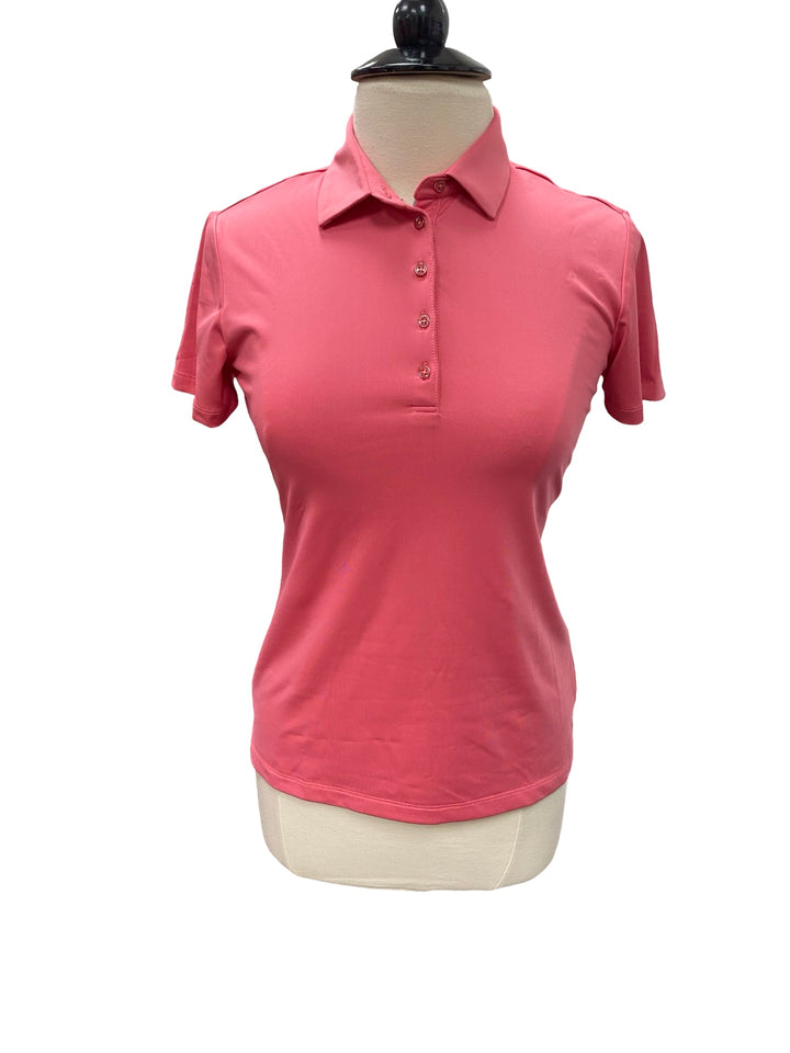 Dunning Stretch Polo - Pink - Small