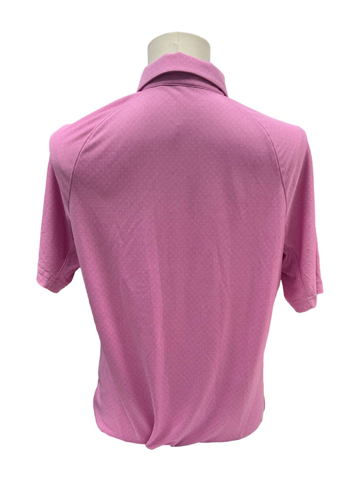 Mens Levelwear Reserve Polo Top - Pink - Medium (FINAL SALE ITEM)