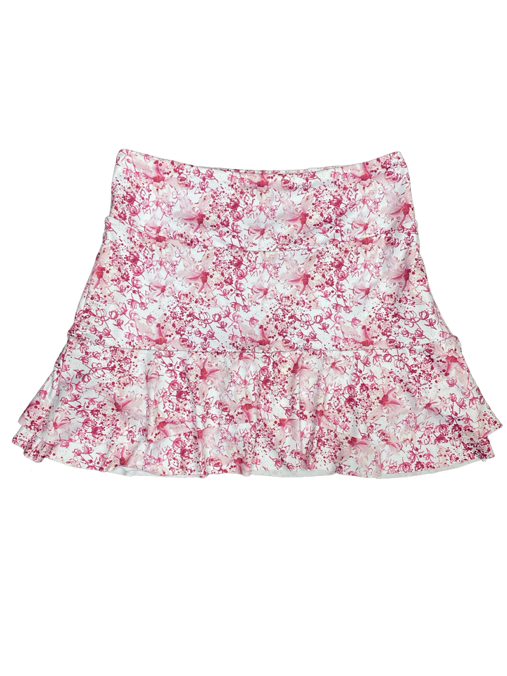 Denise Cronwall Meadow Mid Print Skort