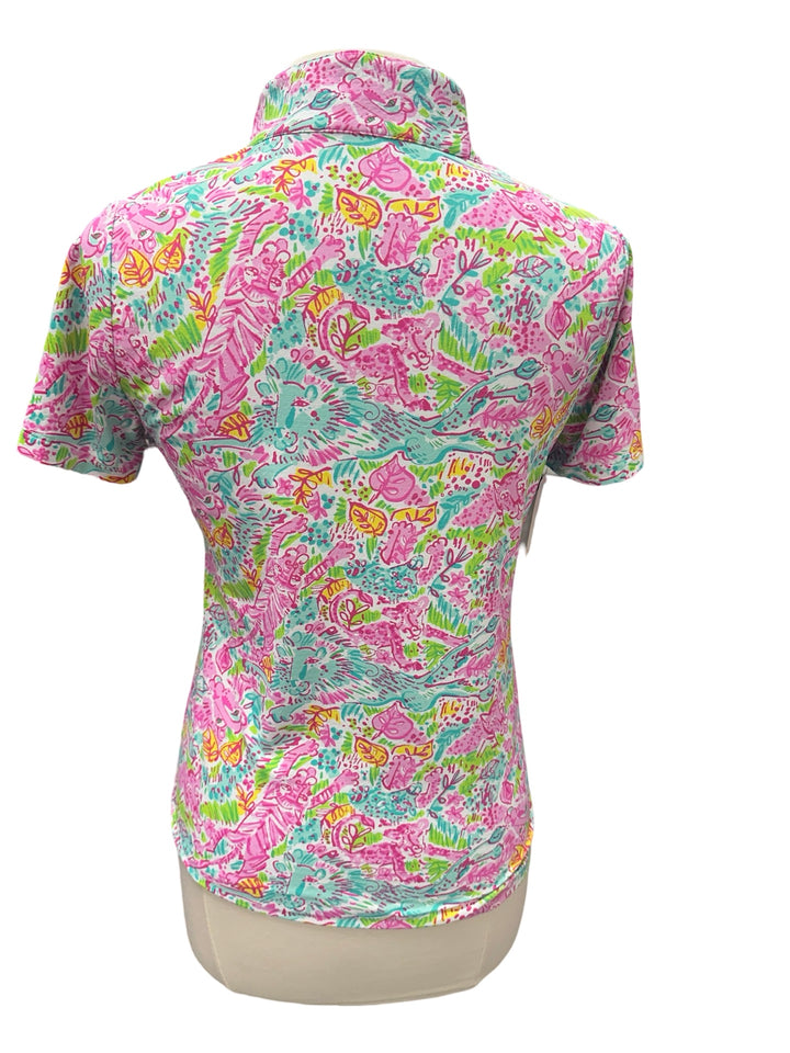 IBKUL Short Sleeve Floral Print