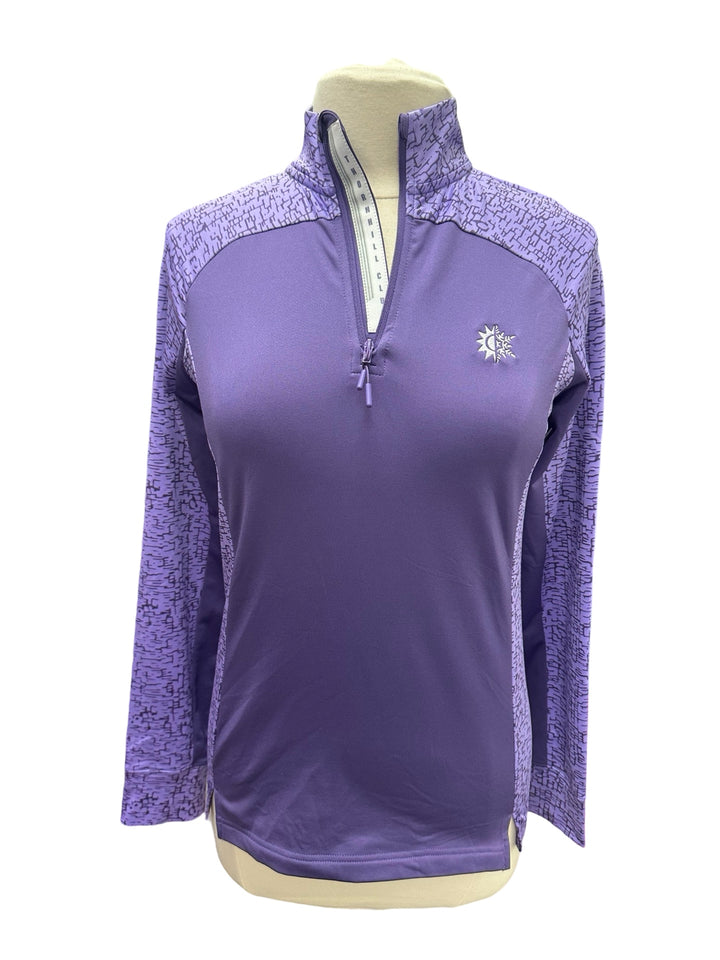 Levelwear Siren 1/4 Zip Up Pullover - Purple - Small - NWT (FINAL SALE ITEM)