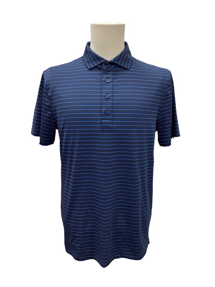 G/FORE Men's Pencil Stripe Tech Jersey Polo, Size M