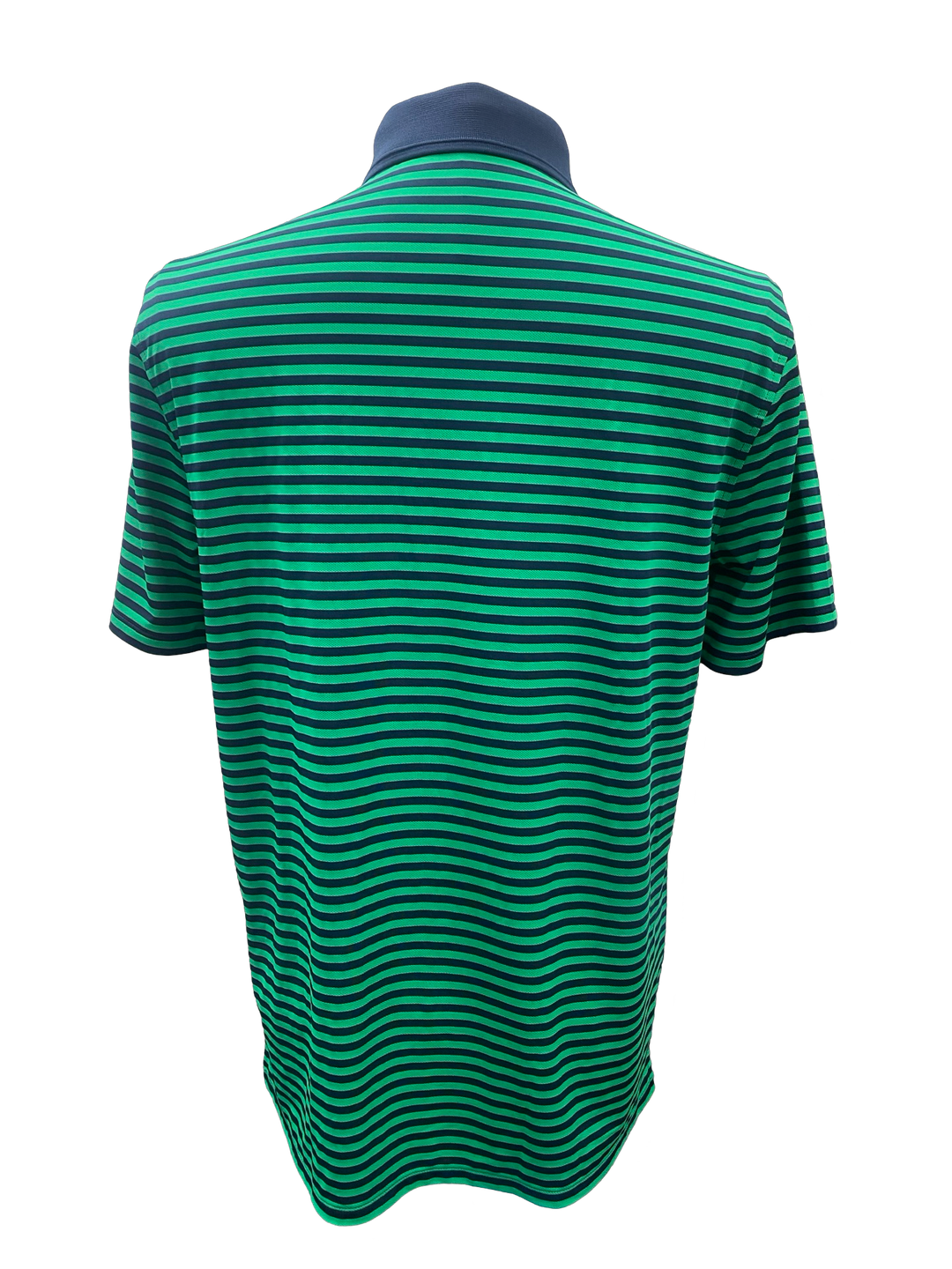 G/FORE MEN'S PERFORATED STRIPE TECH JERSEY POLO- Medium