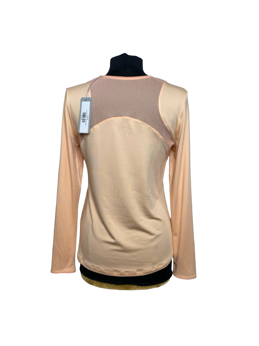 LevelWear Verve Strap Long Sleeve Top in Peach Parfait- Small (FINAL SALE ITEM)