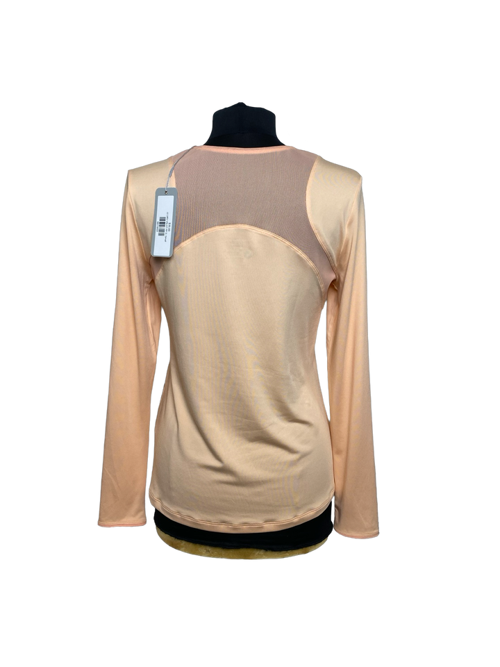 LevelWear Verve Strap Long Sleeve Top in Peach Parfait- Small (FINAL SALE ITEM)