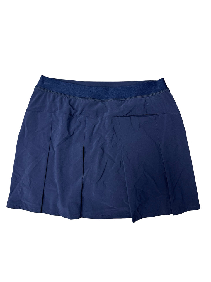 RLX Back Pleated Skort - Navy - X-Small