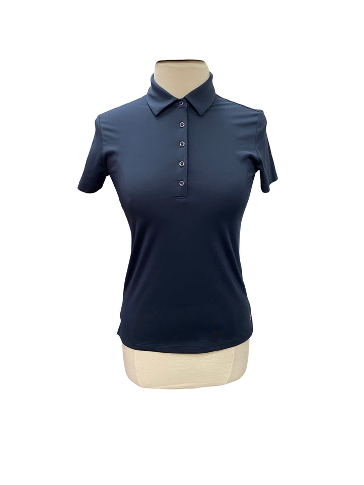 Dunning Stretch Polo - Navy - Small