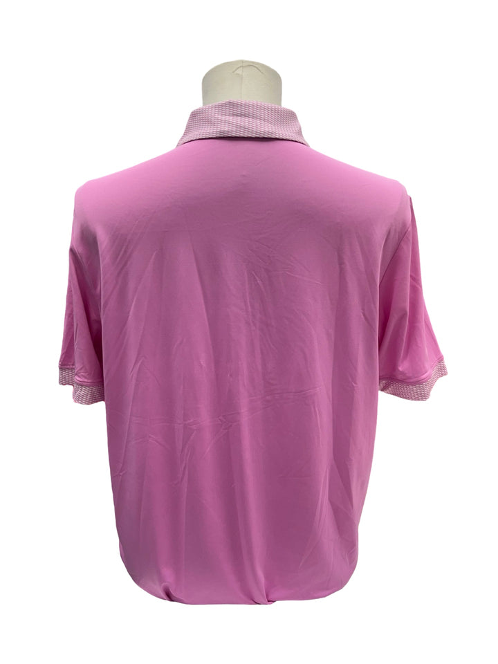 Mens Levelwear Thomas Polo Top - Pink - Medium - NWT (FINAL SALE ITEM)