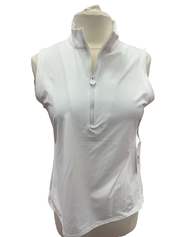 Kinona Keep It Covered Sleeveless Golf Top - White - Medium