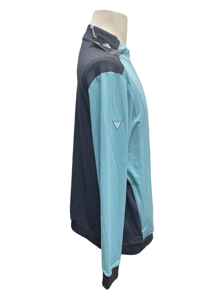 Mens Levelwear Crosswind Midlayer - Blue/Gray - Medium - NWT (FINAL SALE ITEM)