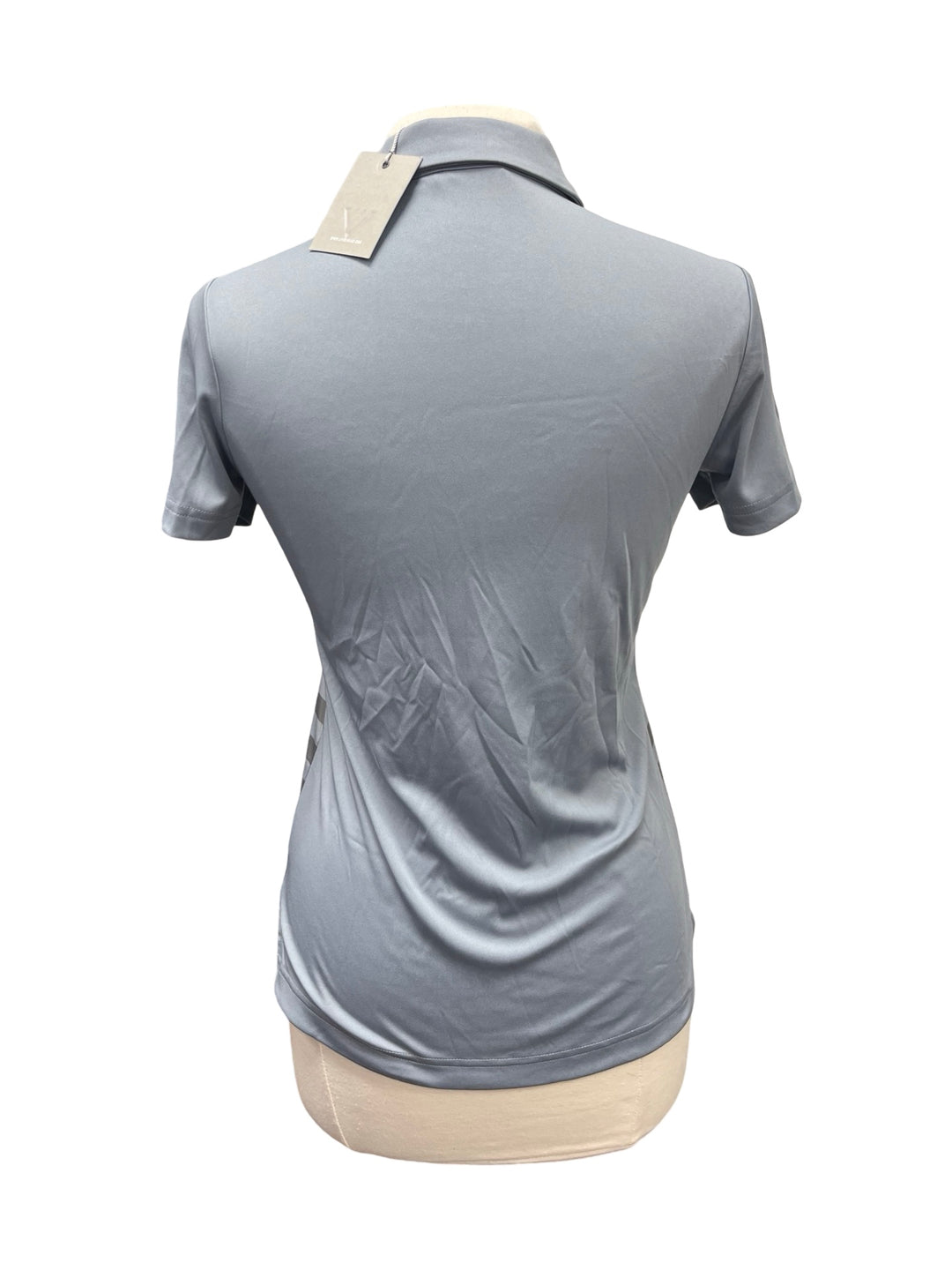 Levelwear Tone Polo Top - Gray - Small - NWT (FINAL SALE ITEM)