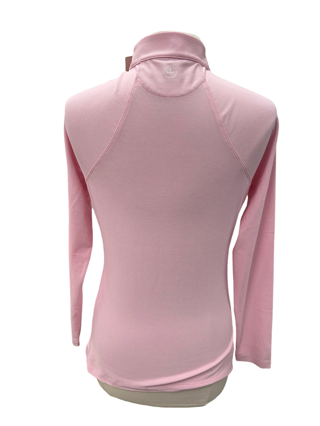 Peter Millar Raglan Sleeve Perth Quarter Zip Pullover- Pink