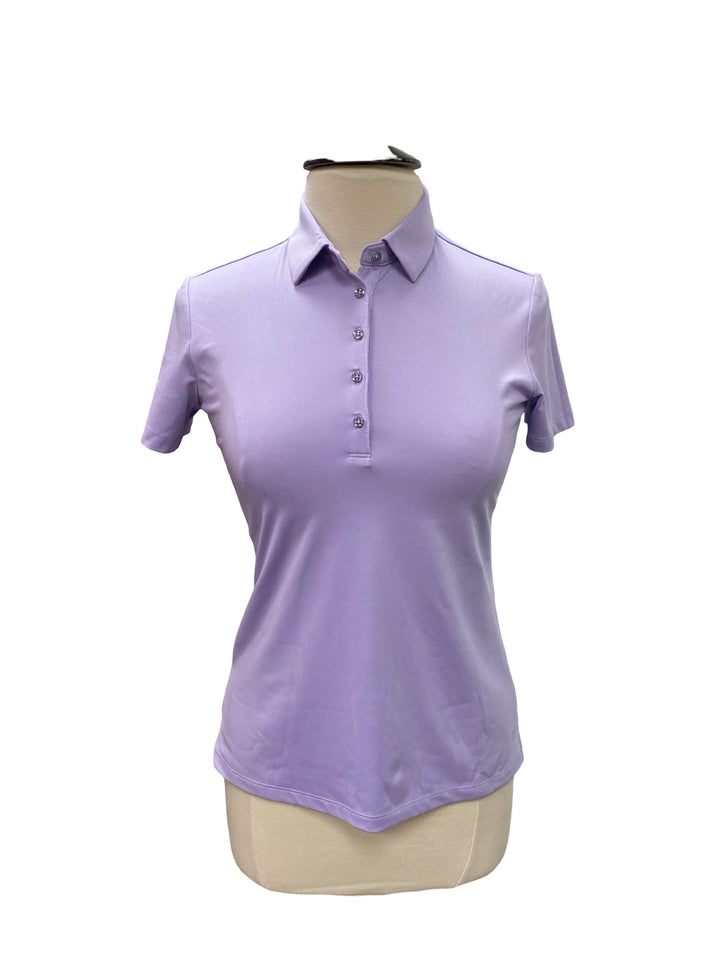 Dunning Stretch Polo - Periwinkle - Small