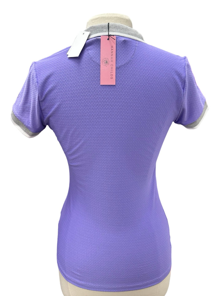 Kaley Short Sleeve Polo - Wisteria