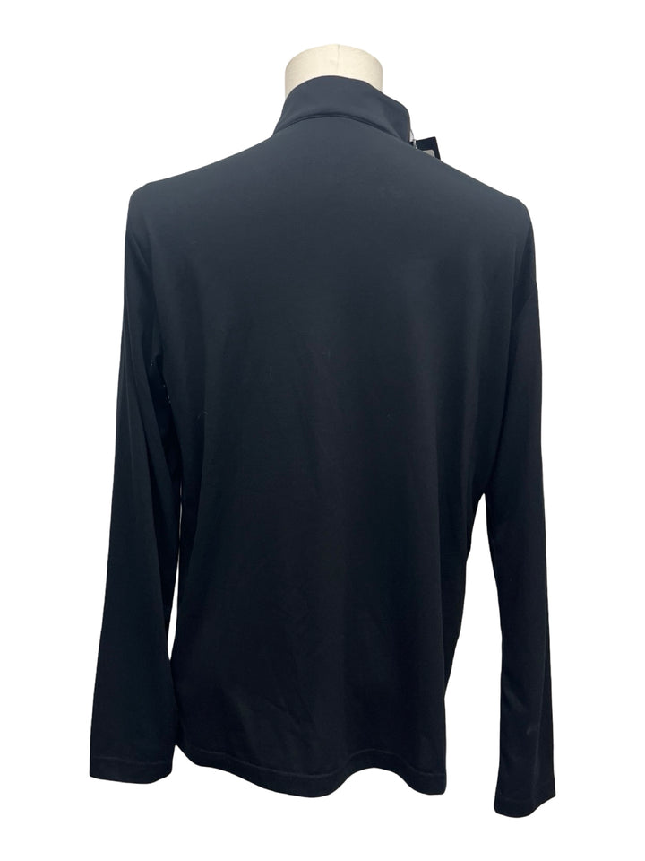 Mens Levelwear Asher 1/4 Zip Up Pullover - Black - Medium (FINAL SALE ITEM)