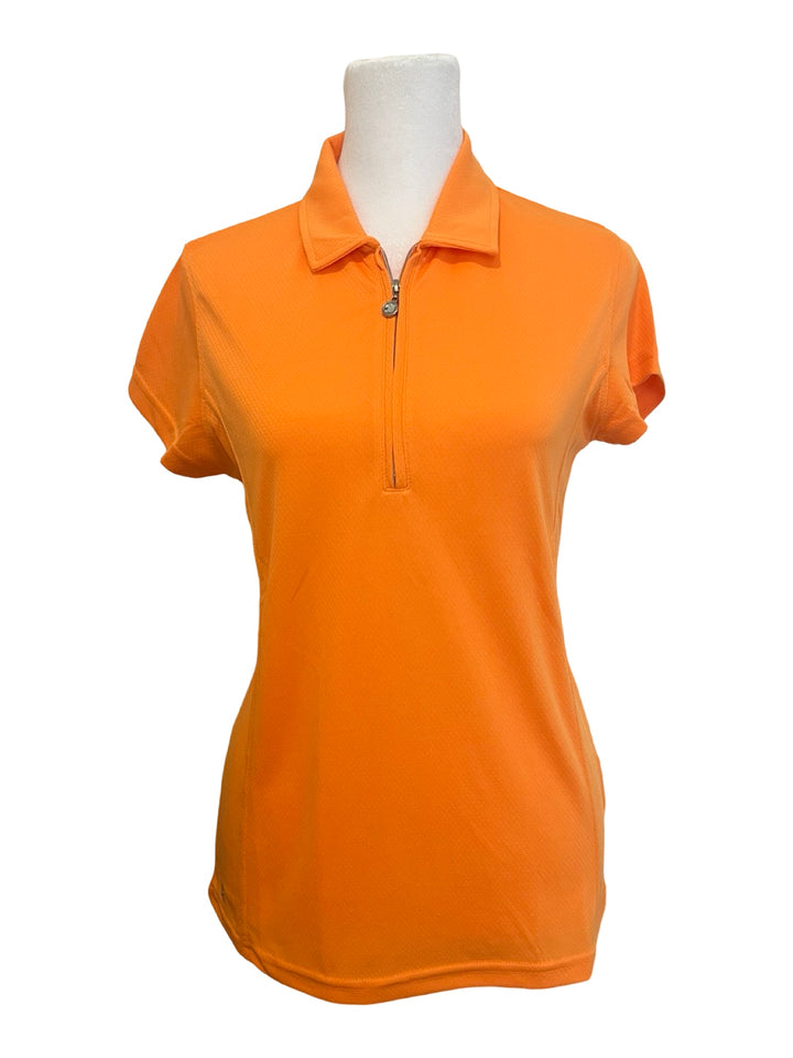 Daily Sports Polo Athletic Tee - Orange - Small