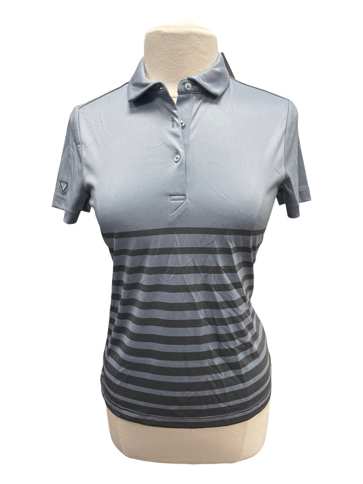 Levelwear Tone Polo Top - Gray - Small - NWT (FINAL SALE ITEM)