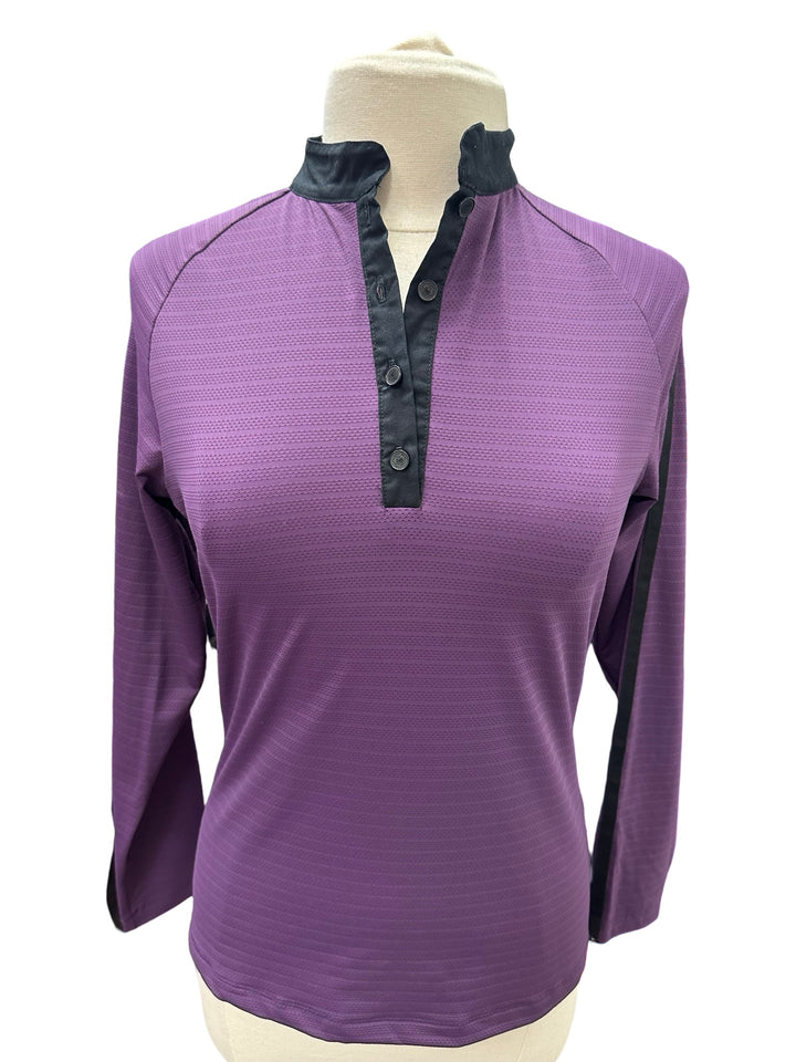 Kami Long Sleeve Top - Aubergine