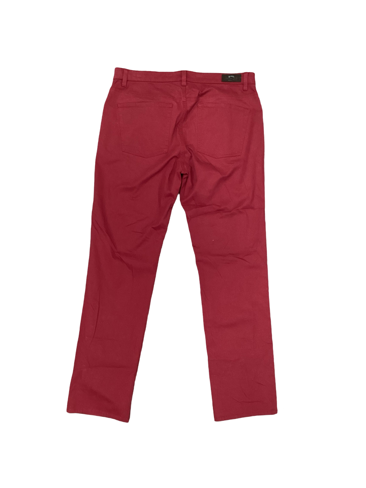 Mens Dunning Golf: Glendale Sateen Performance Pant: Deep Crimson - Skorzie