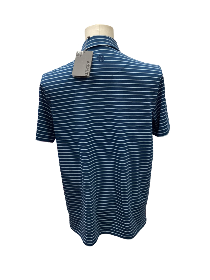 G/FORE Men's Pencil Stripe Tech Jersey Polo, Size M