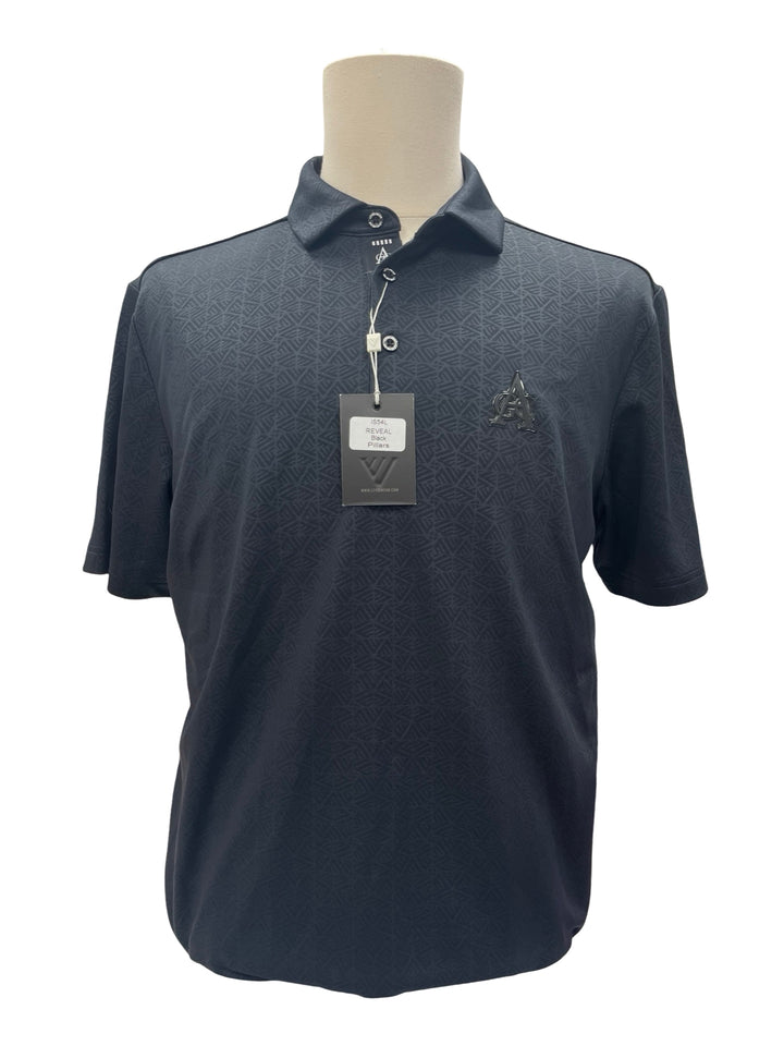 Mens Levelwear Reveal Polo Top - Black - Medium (FINAL SALE ITEM)