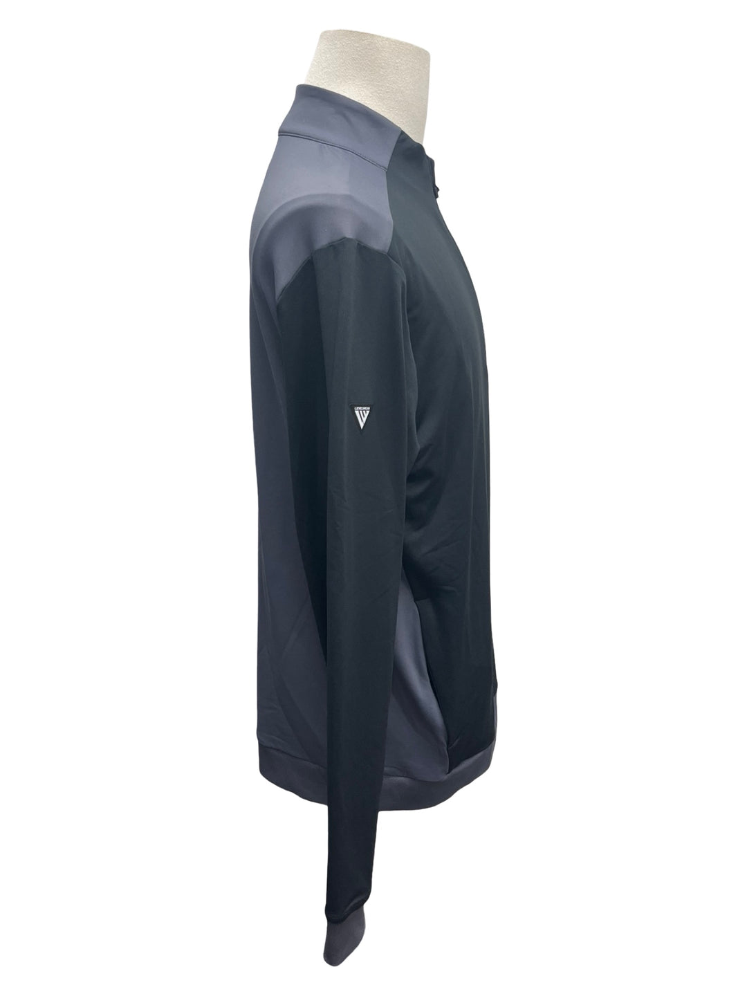 Mens Levelwear Crosswind Midlayer - Black/Gray - Medium - NWT (FINAL SALE ITEM)