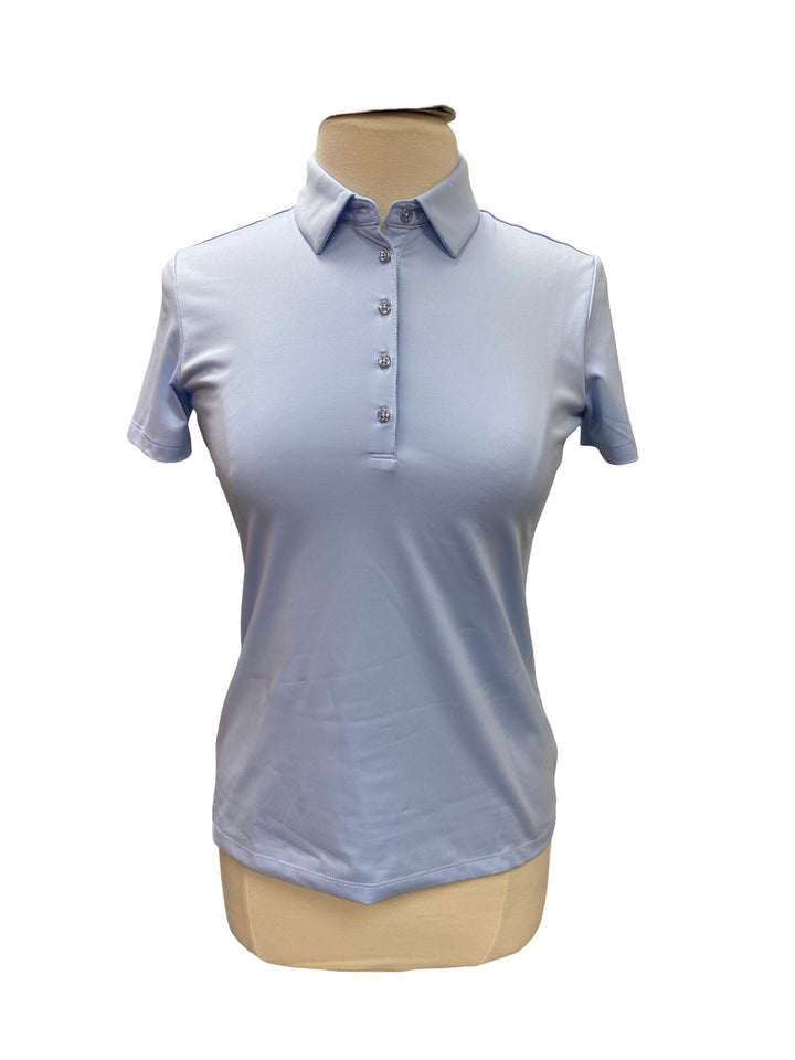 Dunning Stretch Polo - Light Blue - Small