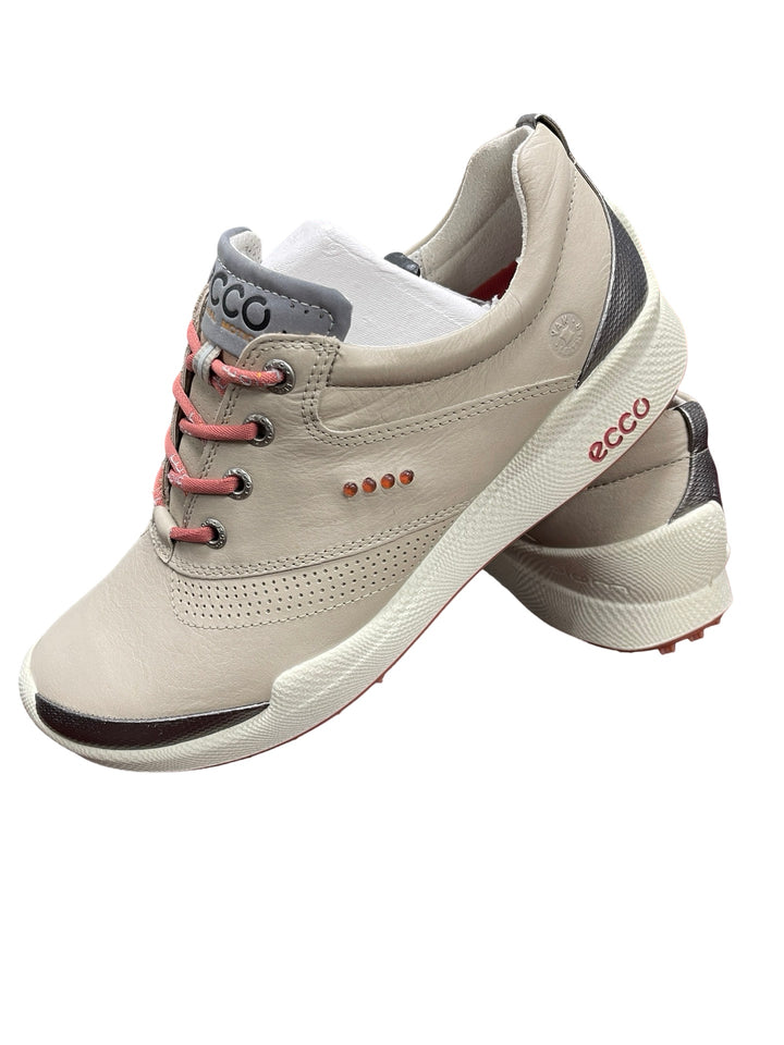 ECCO BIOM Womens Golf Shoe-Size 7- Khaki and Salmon - NWT