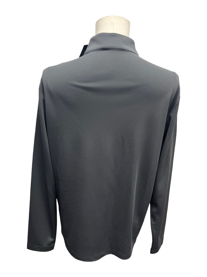 Mens Levelwear Truth 1/4 Zip Pullover - Charcoal - Medium (FINAL SALE ITEM)