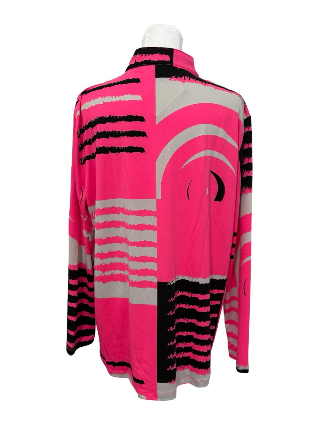 Jamie Sadock Quarter Zip Long Sleeve - Pink - X-Large