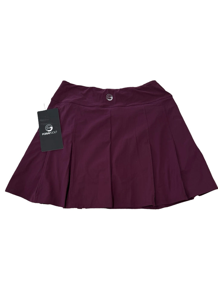 Foray Golf Core Pleated Skirt - New Mosto - Medium - NWT