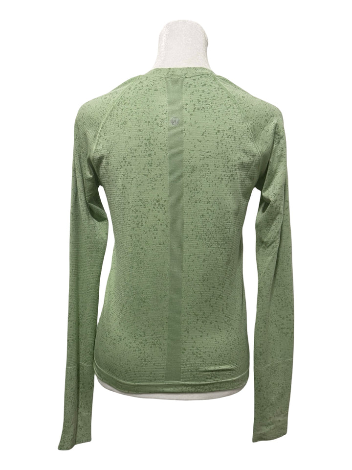 Lululemon Swiftly Tech Long-Sleeve Shirt 2.0 Waist Length - Green - Size 6