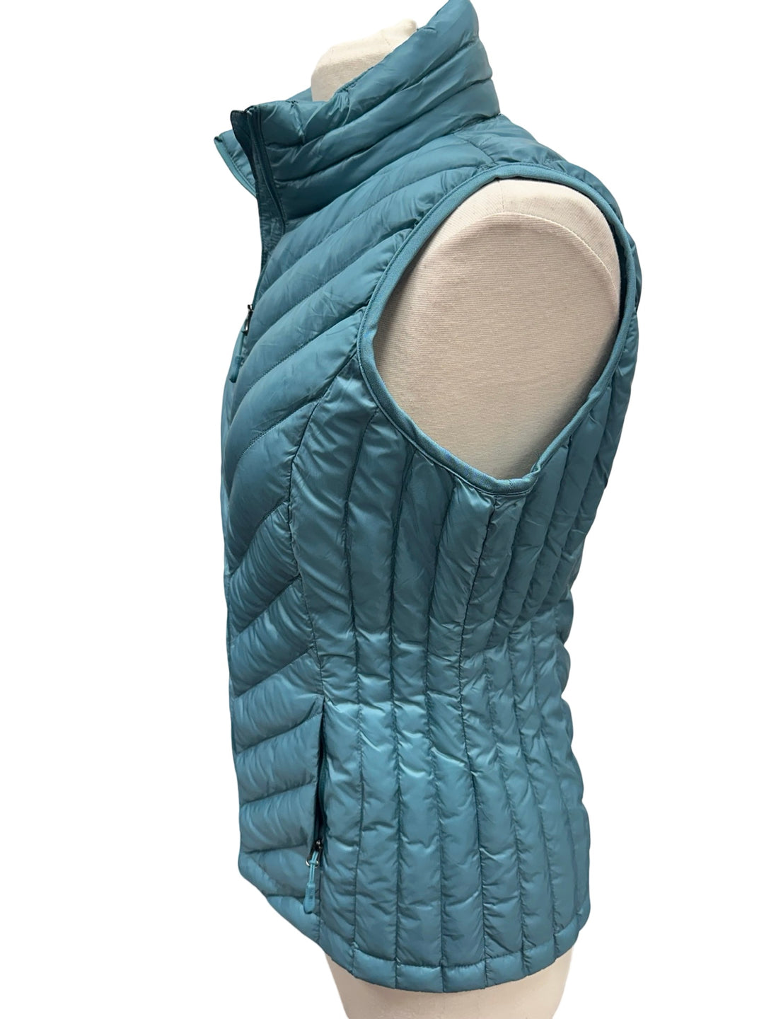 32 Degrees Lightweight Poly-Fill Packable Vest- Teal- Small