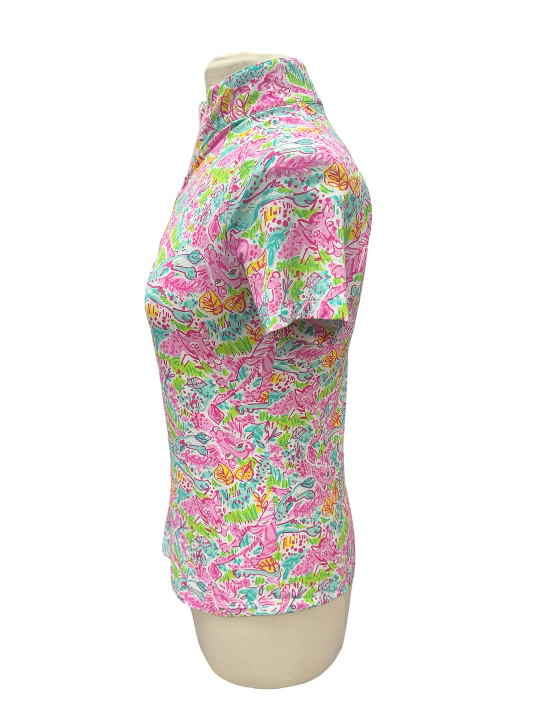 IBKUL Short Sleeve Floral Print