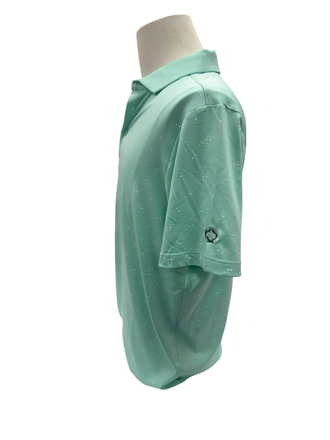 Mens Levelwear Ignite Polo Top - Green - Medium (FINAL SALE ITEM)