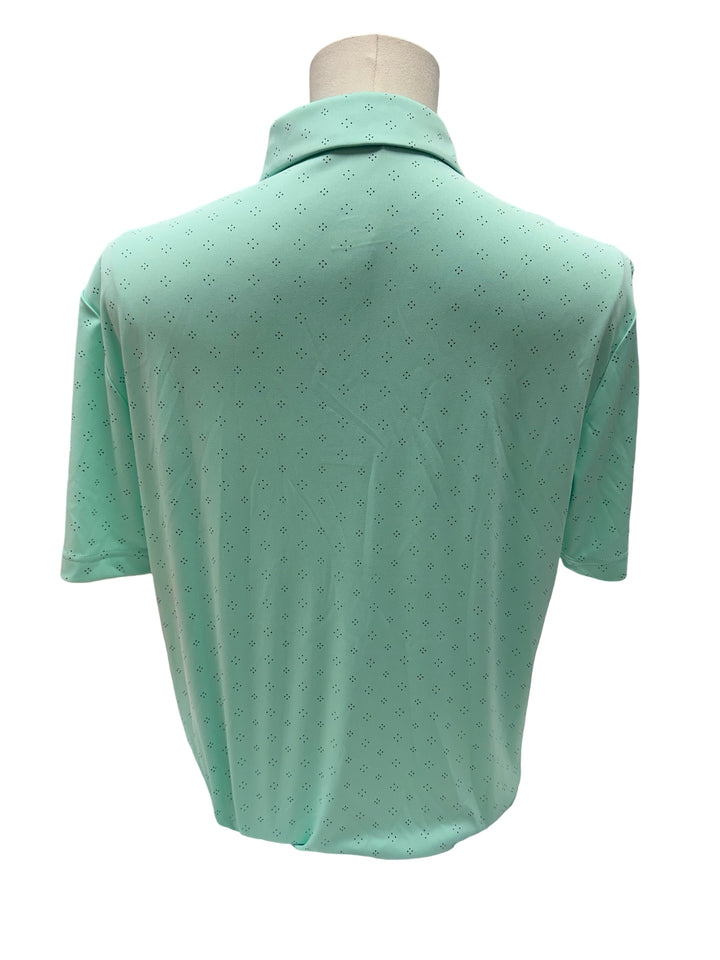 Mens Levelwear Detect Polo Top - Green - Medium (FINAL SALE ITEM)