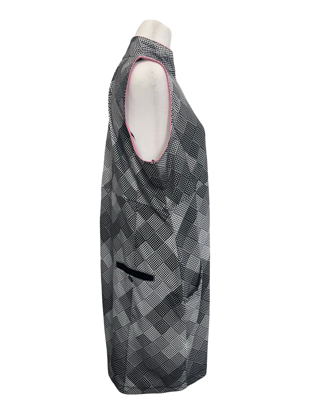 EP NY Sleeveless Dress - Large - Gradated Dot Argyle*