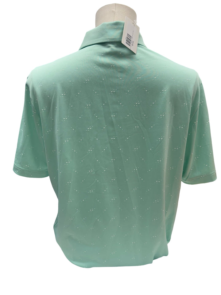 Mens Levelwear Ignite Polo Top - Green - Medium (FINAL SALE ITEM)