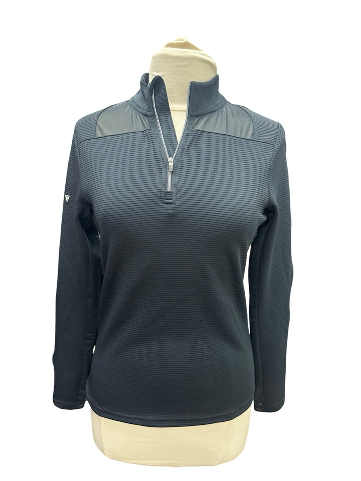 Levelwear Rayna 1/4 Zip Up Pullover - Black - Small - NWT (FINAL SALE ITEM)