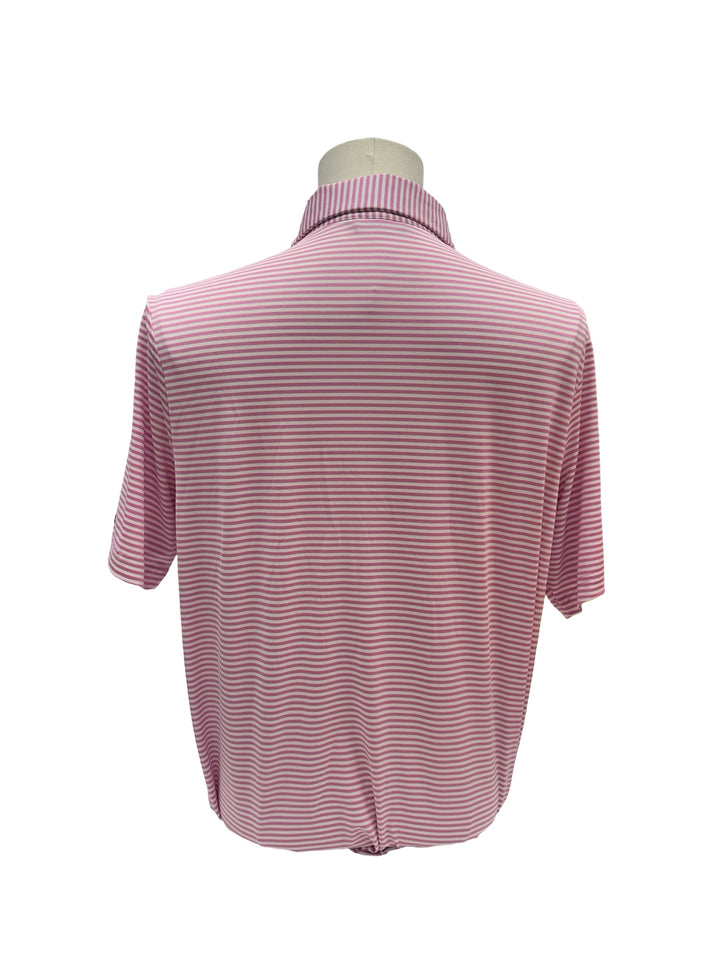 Levelwear Encore Mens Polo Top - Pink - Medium (FINAL SALE ITEM)