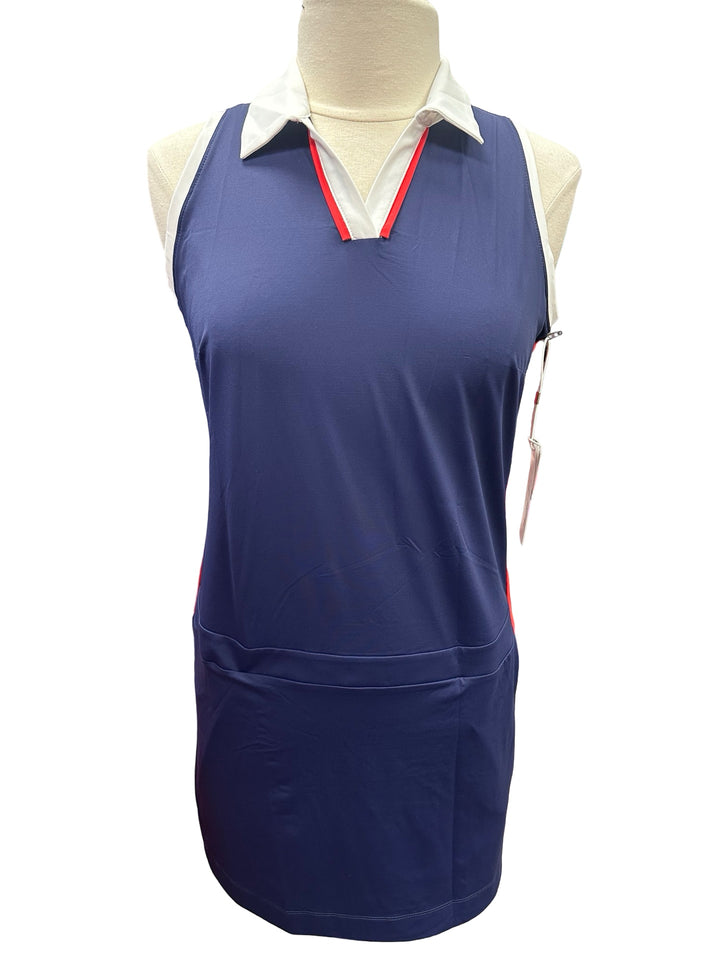 Kinona Wine And Nine Golf Dress - Navy Blue - Medium (FINAL SALE ITEM)