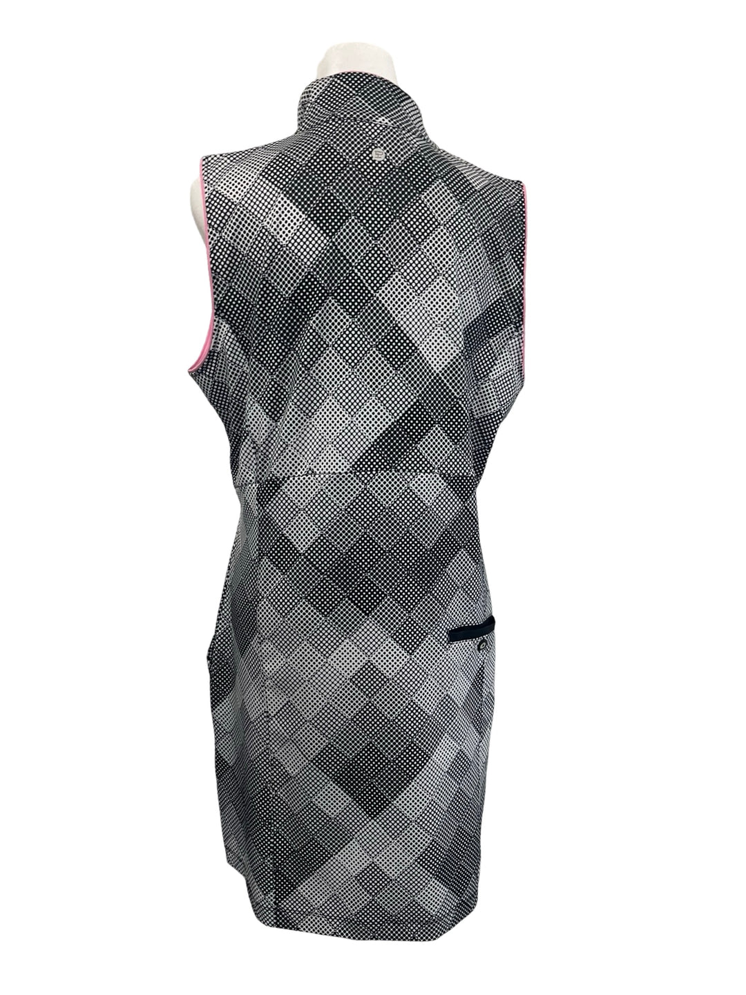 EP NY Sleeveless Dress - Large - Gradated Dot Argyle*