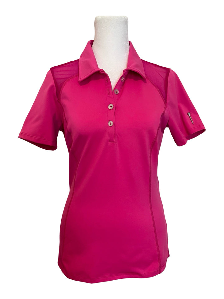 FlirTee Golf Polo Tee - Medium - Pink