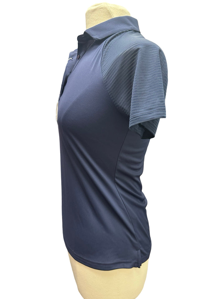 Levelwear Balsam Polo Top - Navy - Small - NWT (FINAL SALE ITEM)