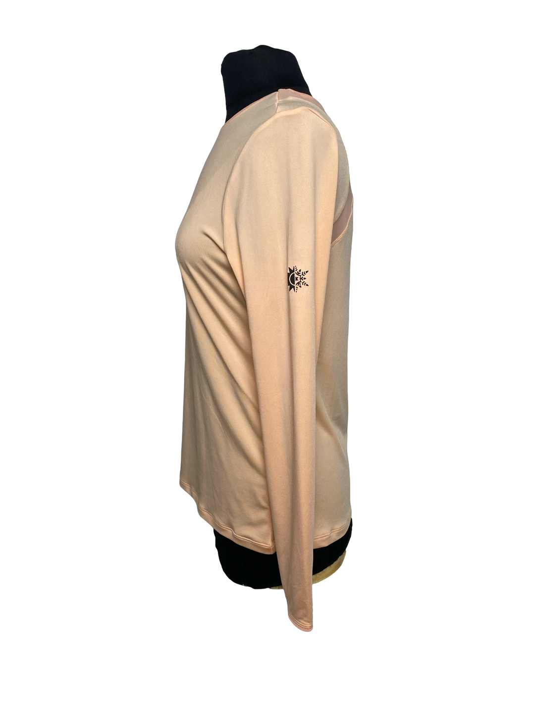 LevelWear Verve Strap Long Sleeve Top in Peach Parfait- Small (FINAL SALE ITEM)