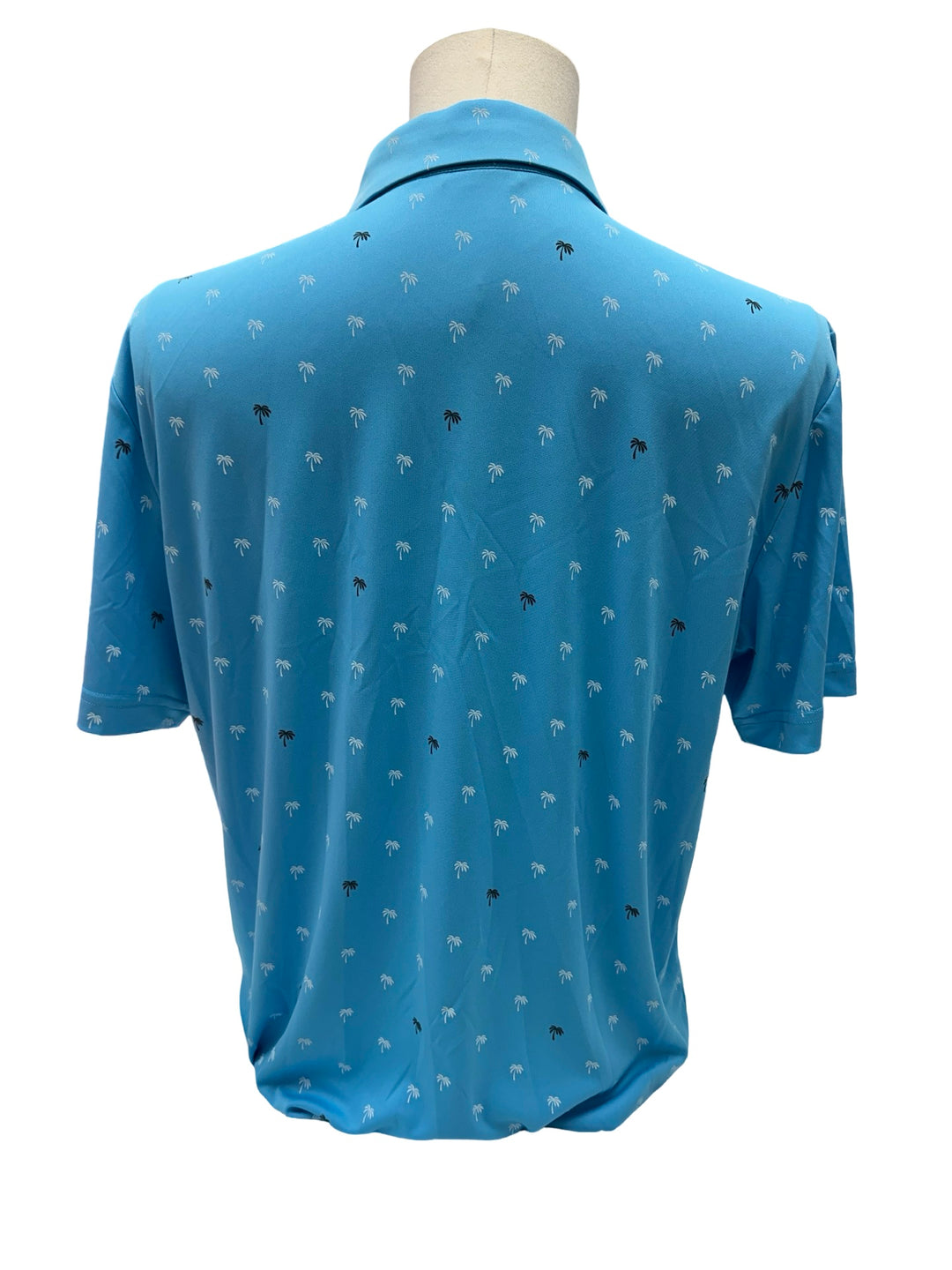 Mens Levelwear Groove Polo Top - Blue - Medium (FINAL SALE ITEM)