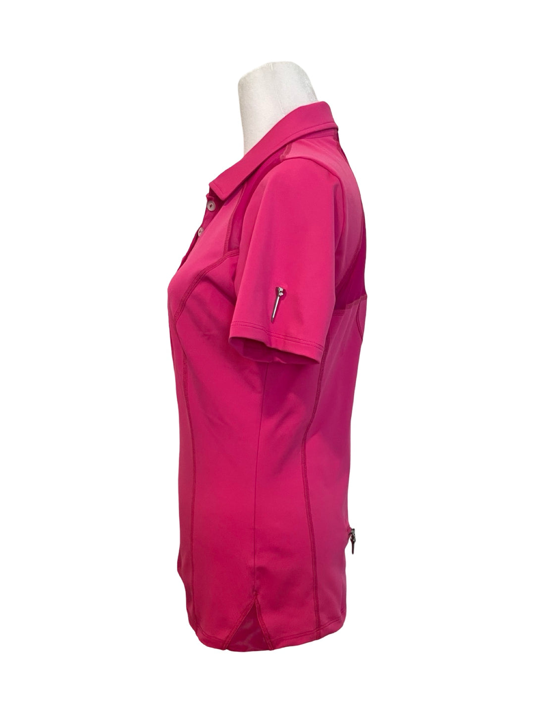 FlirTee Golf Polo Tee - Medium - Pink