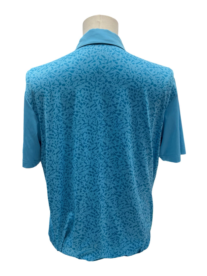 Mens Levelwear Spry Polo Top - Blue - Medium (FINAL SALE ITEM)