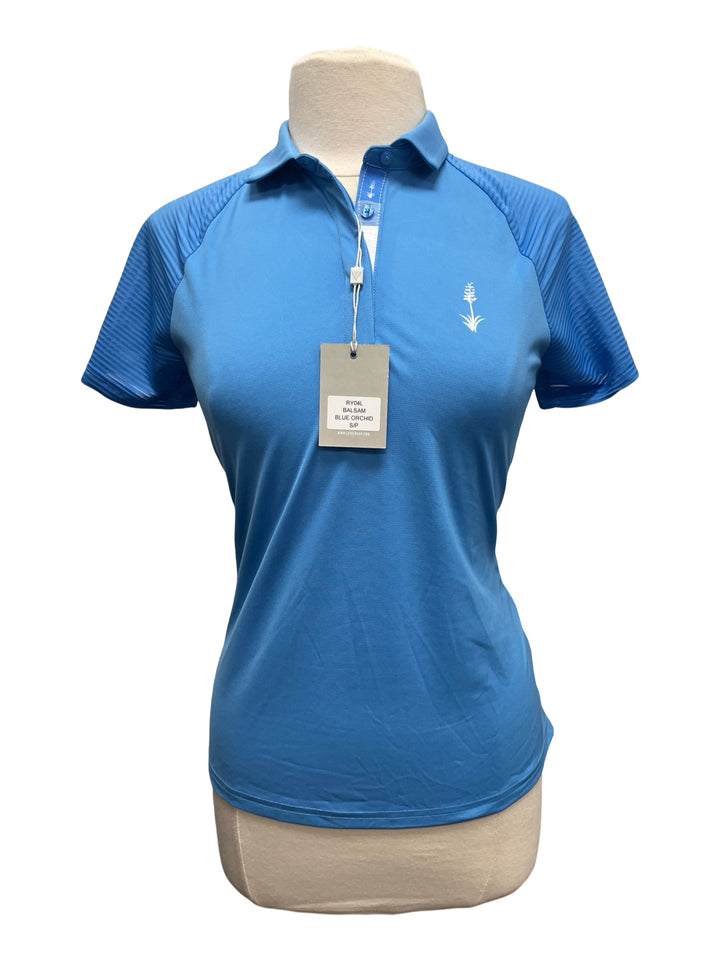 Levelwear Balsam Polo Top - Blue - Small (FINAL SALE ITEM)