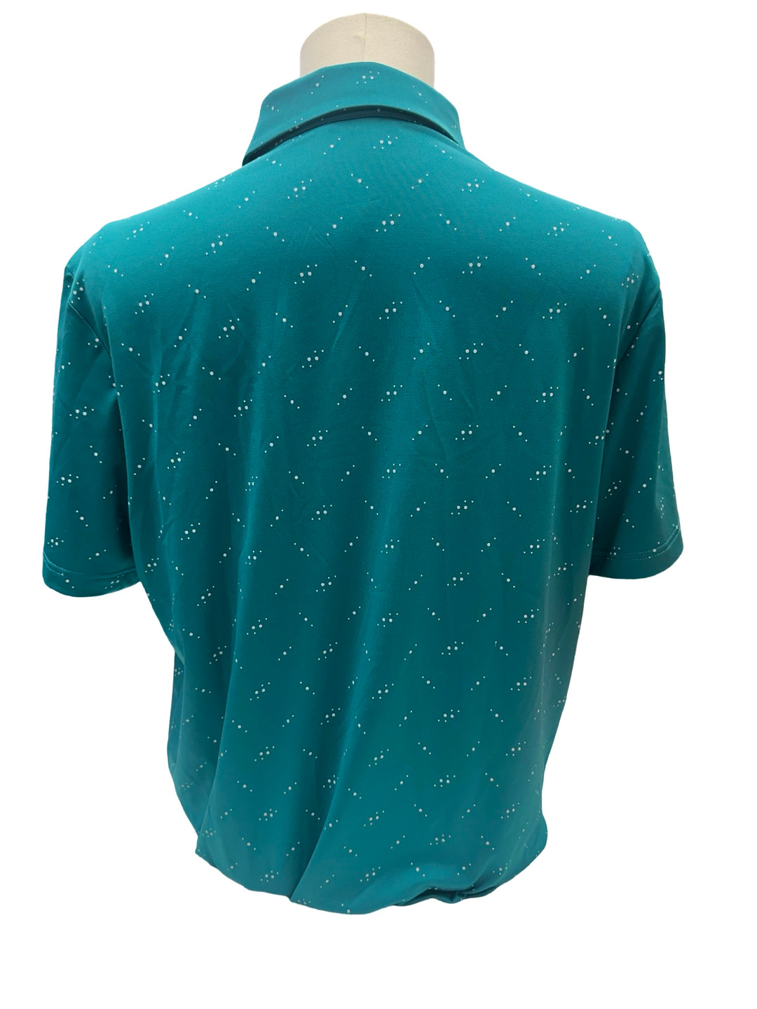 Mens Levelwear Ignite Polo Top - Teal - Medium (FINAL SALE ITEM)